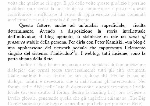 Giuseppe Granieri, Blog