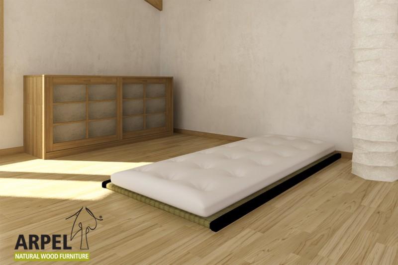 1 Tatami + Futon Cotone e Lattice Comfort Dimensioni tatami da 80x200 cm futon da 70x200 cm tatami da 90x200 cm