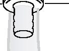 Collegare un tubo al rubinetto della rete idraulica domestica e fare scorrere acqua nel suo interno sino a riempirlo completamente. In tal modo si elimina tutta l'aria contenuta nel tubo.