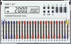 Caratteristiche tecniche Alimentazione a 3 batterie ministilo (AAA LR03) da 1,5 V Display a cristalli liquidi Funzionamento manuale Installazione da parete o a copertura scatola da incasso 3 moduli