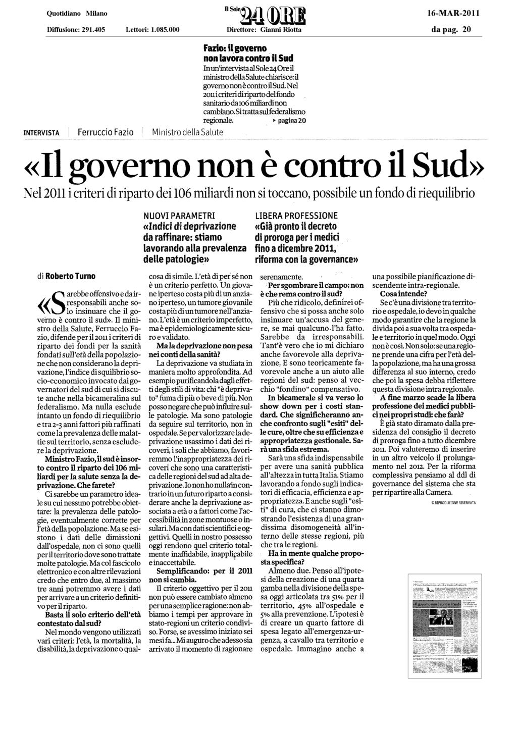 GOVERNO E