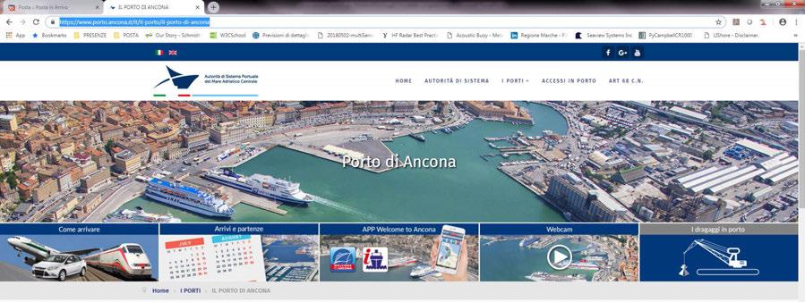Il sito internet dell AdSP del Mare Adriatico Centrale https://www.porto.ancona.