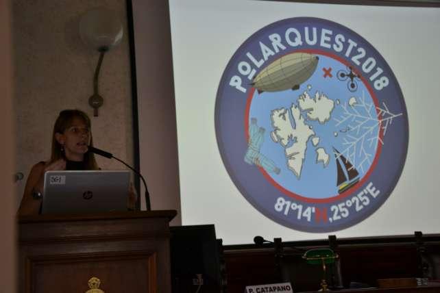 24 maggio Palazzetto Mattei. Paola Catapano, Project Leader della spedizione artica PolarQuest 2018, presenta l impostazione tecnico-scientifica della missione.