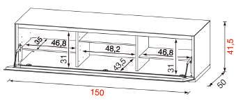 altura 53,5 cm