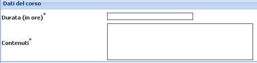 3-Dati del corso: inserire il numero delle ore e i contenuti del corso 4-Calendario ed altri allegati: attraverso il pulsante Aggiungi/Rimuovi si apre la seguente finestra.