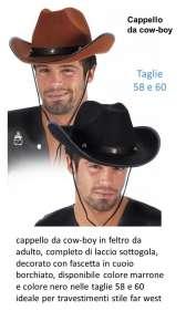 Cappello cow-boy bianco 05910 Codice