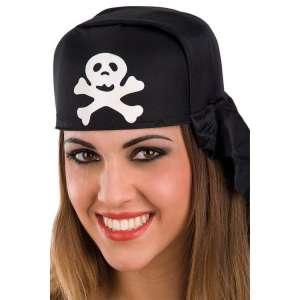 cappelli carnevale Bandana pirata nera feltro