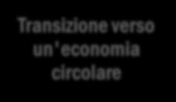 circolare Minimizzare la produzione di rifiuti Trarre dalla transizione tutti i benefici economici, sociali