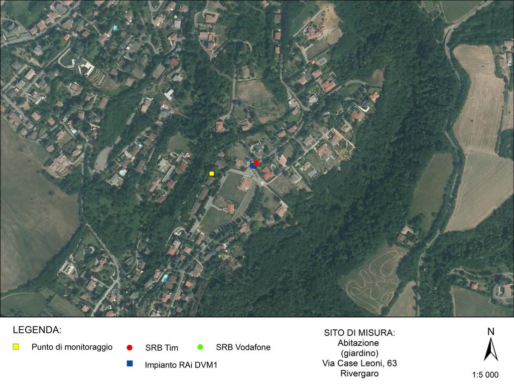 Scheda di sintesi campagne monitoraggio cem COMUNE INDIRIZZO SITO DI MISURA Rivergaro Via Via Case Leoni 63 Abitazione PUNTO DI MISURA Giardino PERIODO DI MISURA