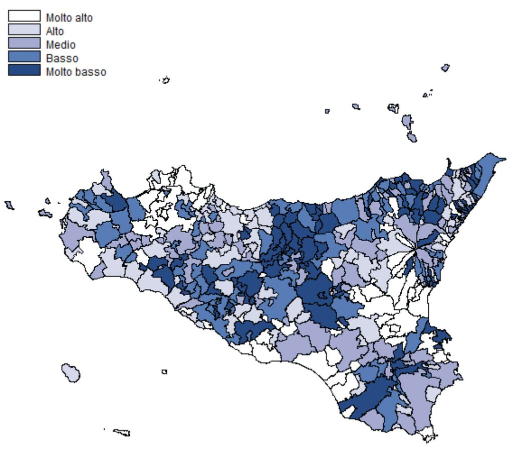 Indice sintetico di deprivazione Per tenere conto del livello di svantaggio socioeconomico della popolazione come fattore di rischio a priori per gli esiti considerati (la mortalità e il ricovero