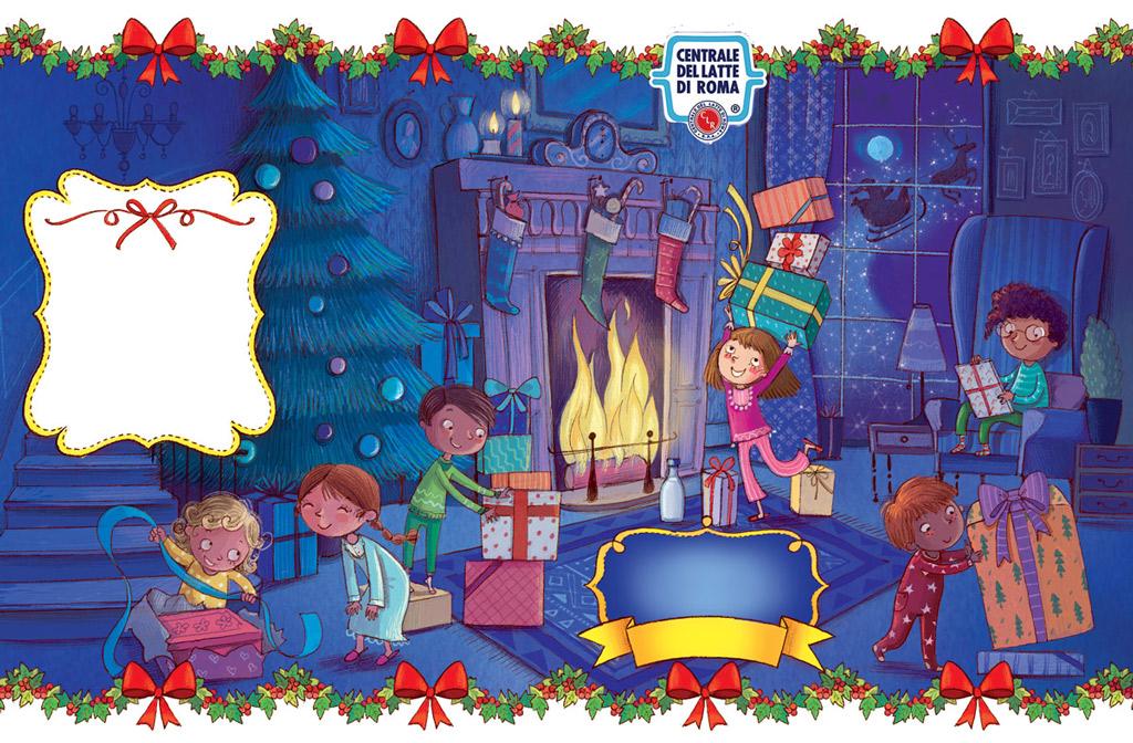 2016 - Notte magica Illustrazione per Natale Pubblicata su: Parmalat Spa