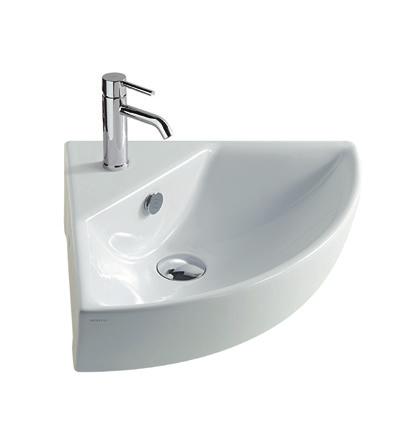 48ø Lavabo tondo cm ø48xh14, da appoggio, con foro rubinetteria aperto. Laid-on round washbasin cm ø48xh14, open tap hole. Lavabo redondo cm ø48xh14, de apoyo, con agujero abierto.