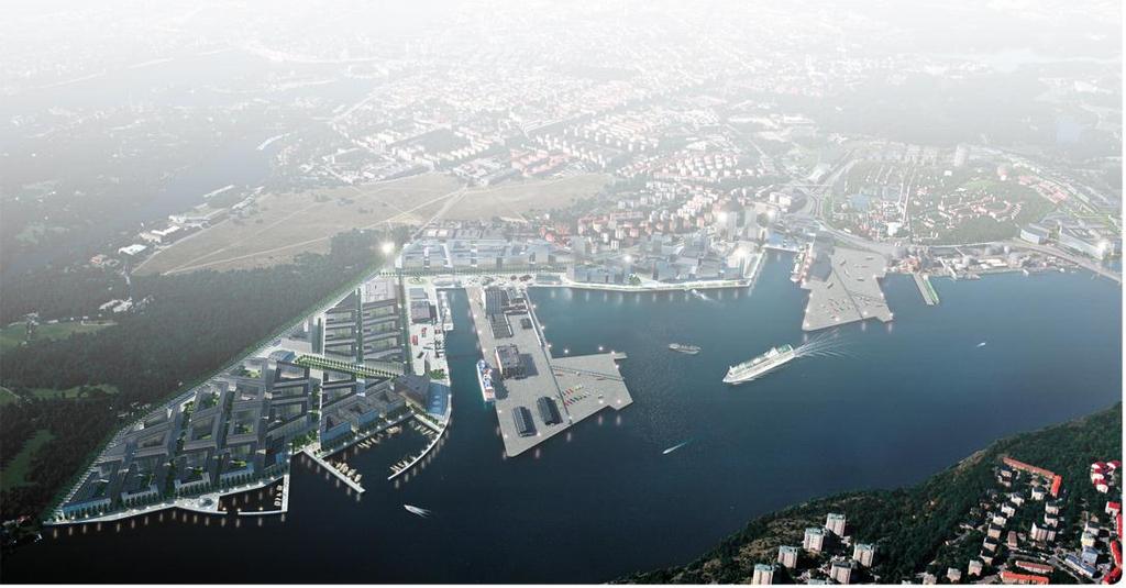 Stockholm Royal Seaport Vision: A sustainable urban city performing world class Obiettivi: 2030 fossil free 2020 emissioni CO 2 sotto 1.