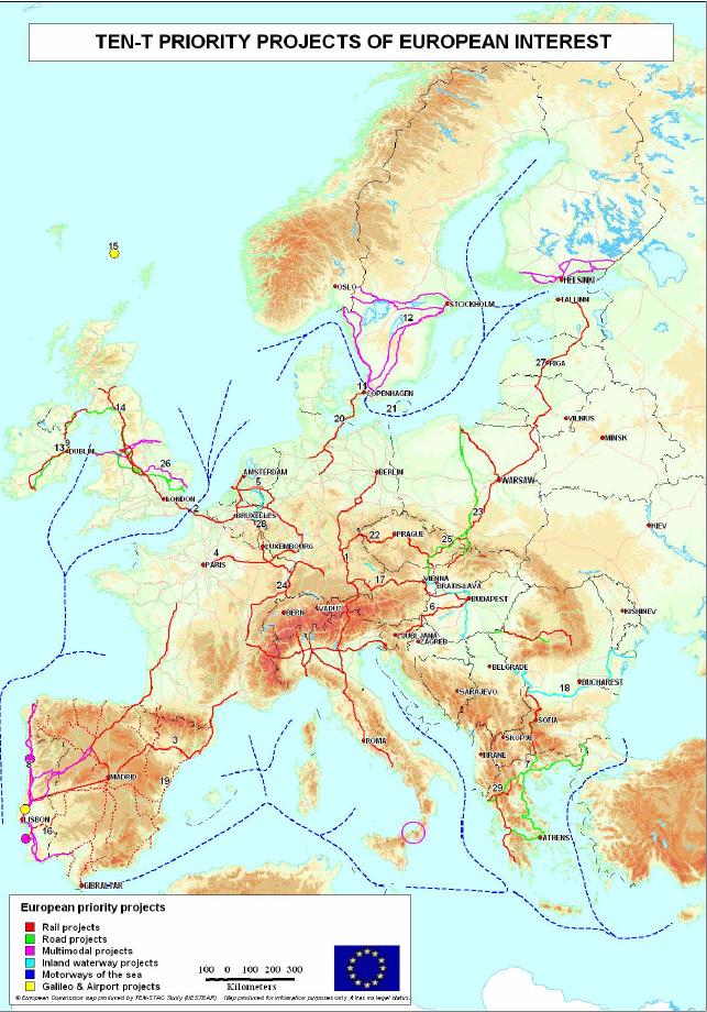 Per percorrenze superiori a 1000 km si potrebbero integrare servizi strada-rotaia rotaia e strada-mare Costi esterni imputabili, nel complesso alla mobilità in Italia (Milioni di euro 1999) Gas serra