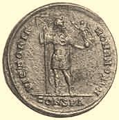 253 254 255 256 253 Gioviano (363-364) Doppia maiorina (Costantinopoli) - Busto