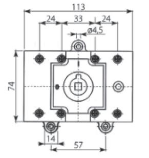 000V Corrente sezionabile / Switchable current 80A 30A 20A 2,5A - - Fissaggio Fixing Tensione di isolamento Insulating