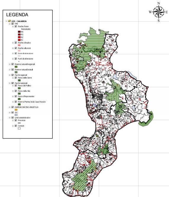 Calabria vincoli idrogeologici e ambientali per l