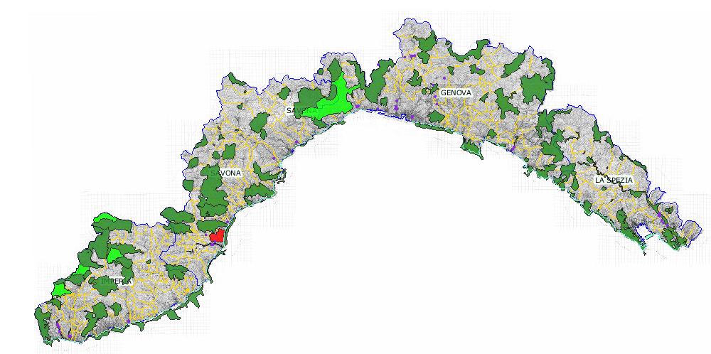 Liguria aree protette Fonte: