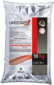 MODALITÀ D USO Localizzati alla semina UMOSTART G MAXI* a 15-20 kg/ha UMOSTART OM POWER** a 15-20 kg/ha *con varietà standard