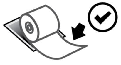 Sezione 3: Stampante di ricevute Carta della stampante La stampante di ricevute del registratore di cassa funziona con il calore e non con l'inchiostro.