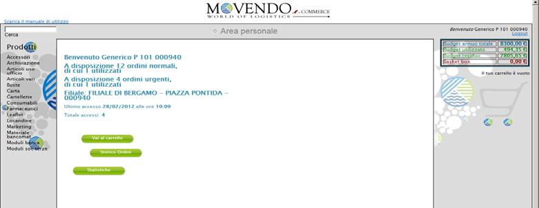 1. Moservice - Gruppo Movendo - Ecommerce Introduzione Moservice S.p.a.