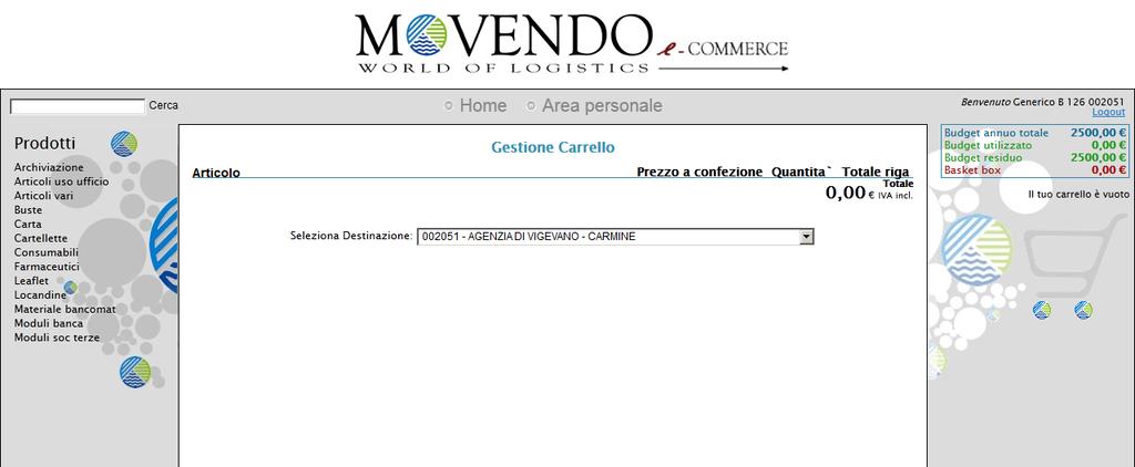 2.1. Verifica del Punto di Utilizzo Profilo Autorizzatore La procedura indirizza i punti di destino appartenenti all unità operativa, evidenziando nel menu a