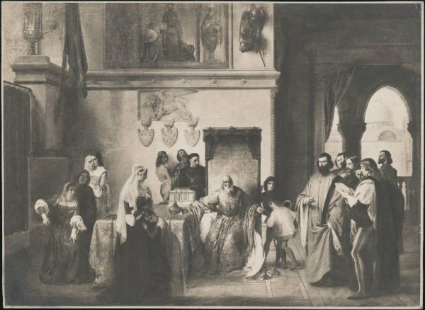 Dipinto - Francesco Foscari destituito - Francesco Hayez - Milano - Pinacoteca di Brera Non identificato Link risorsa: http://www.