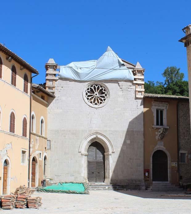 Piazza Martiri Vissani Chiesa di Santa Maria Santissima Figure 51 52.