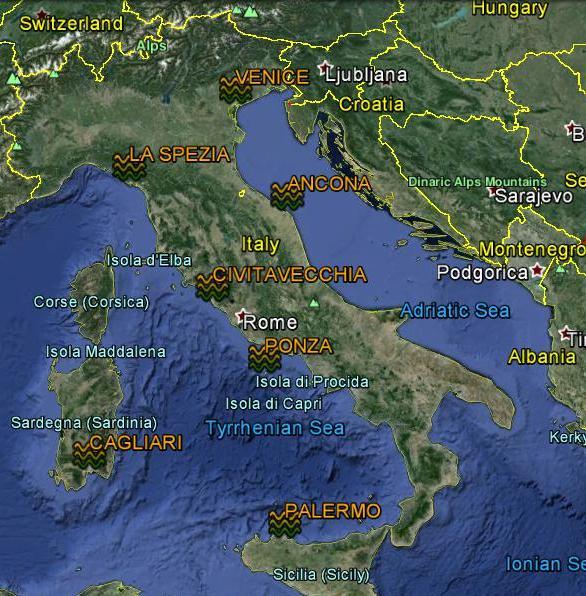 É possibile notare che entrambi i due picchi sono caratterizzati da significanti variazioni spazialmente casuali dei valori di ampiezza (compresi tra 1.5-2 e 5-6).