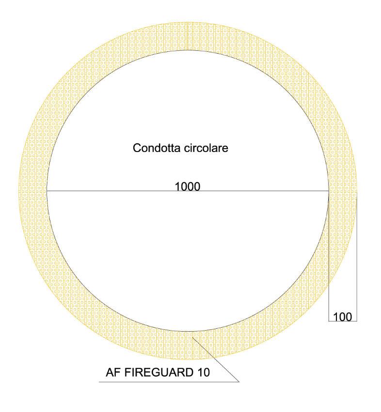 AF Fireguard 10 - condo e circolari Diametro condo a: Diametro condo a: Rapporto di Classificazione: 630 mm (fuoco interno) 800 (fuoco esterno) 300 Pa (fuoco esterno) Technical Assesment n 2015-A-034