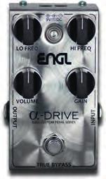 SERIE CUSTOM EP03 2050300U13003-17803 235,00 EP05 2050300U13005-16667 220,00 EP03 - Pedale overdrive Pedale true bypass - Controlli Gain, Volume, Lo e Hi-Freq -