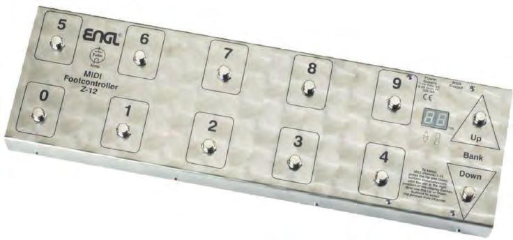 Z-9 - Pedaliera per Powerball II, Sovereign 100, Tube Preamp 570, Invader e Special Edition Utilizzabile sia in modalità Serial Amp Control (cambio canali + 2