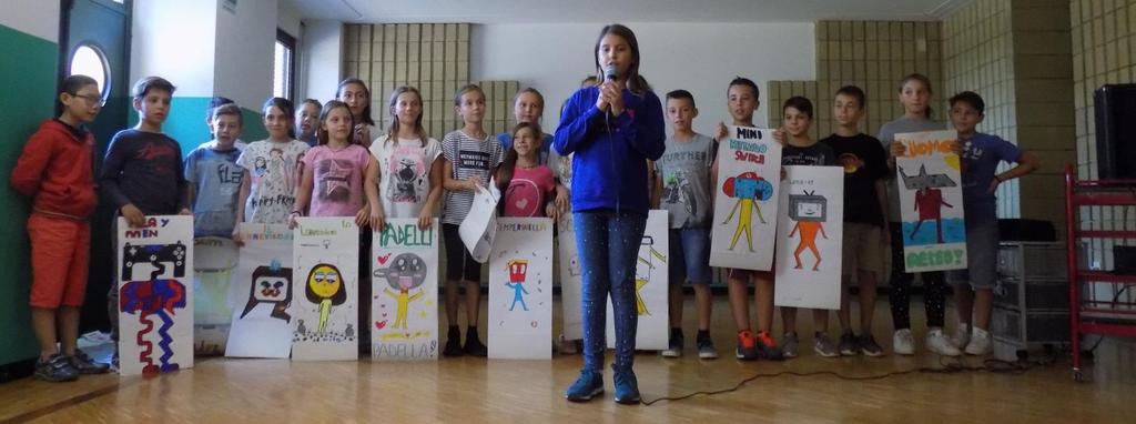 Infine i bambini della classe quinta che hanno visitato il Pianeta degli