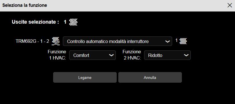 Modalità di riscaldamento disponibili: Auto, Comfort, Stand-by, Ridotto e Protezione gelo. N.B.: Come impostazione predefinita, l'ingresso funziona come un contatto di chiusura (Normalmente aperto).