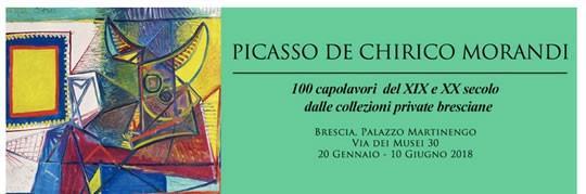 A marzo abbiamo visitato una mostra molto interessante a Brescia dal titolo Picasso, De Chirico, Morandi.