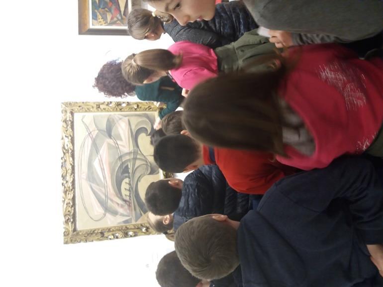 In un altra sala abbiamo osservato alcuni quadri di Giorgio de Chirico.