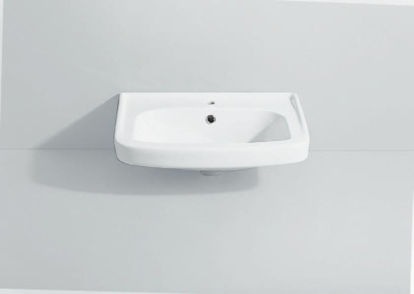 80 Lavabo cm 58 sospeso Kit fissaggio parete (9002) Dim. Imballo Peso 13,2 kg Pz.