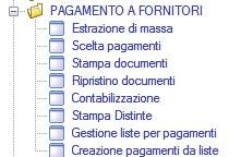 Pagamento a fornitori Il modulo permette di gestire tutti i pagamenti sia verso fornitori che verso altri soggetti (clienti, assicurazioni,