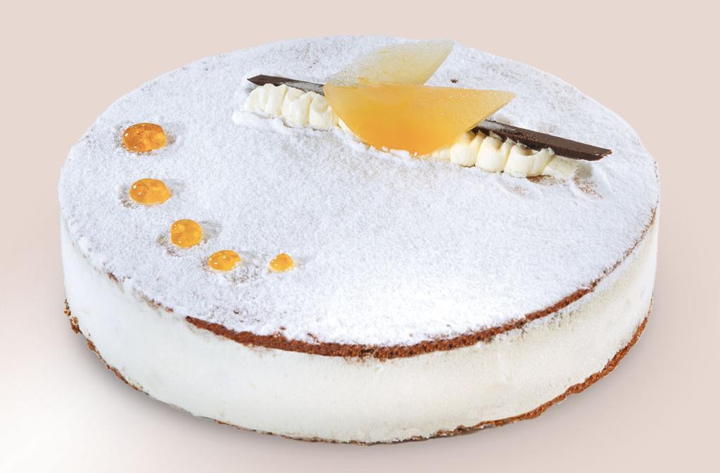 DOLCE CHEESE CAKE Friabile biscotto bianco, cremosissima crema al formaggio, variegato ai frutti di bosco, ricoperto da frutti di bosco sciroppati.
