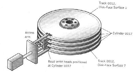 Periferiche - Il disco fisso Suddiviso in tracce (concentriche) e