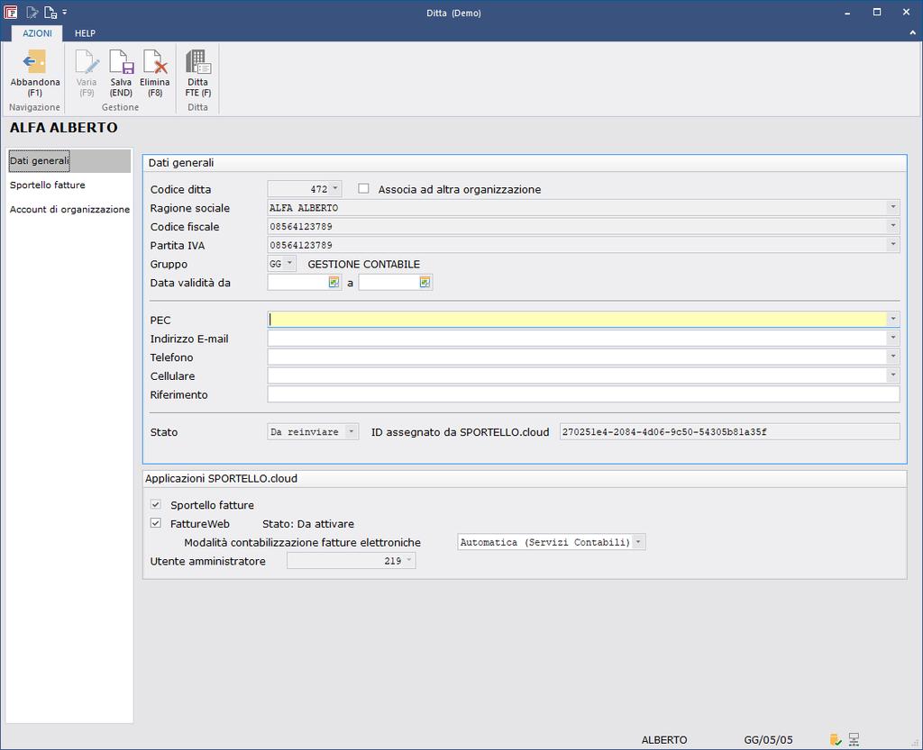 CONTABILIZZAZIONE AUTOMATICA La contabilizzazione automatica consente di creare le scritture contabili acquisendo i file xml generati dalla procedura FattureWeb con lo stesso flusso utilizzato ad