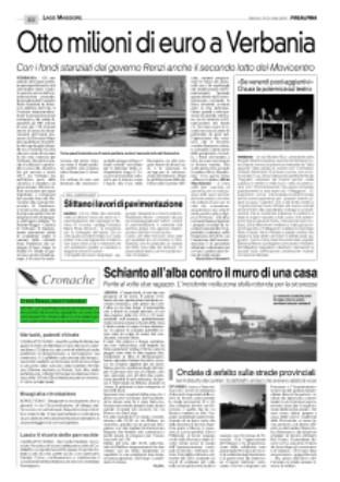 Tiratura: n.d. Diffusione 03/2017: 30.000 Lettori: n.d. Quotidiano - Ed.