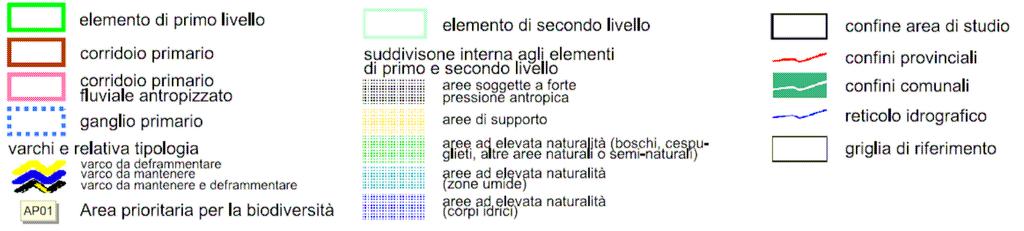 86 Utilizzato per individuare l eventuale presenza di aree soggette a tutela da parte di normative specifiche Piano generale delle aree regionali protette.