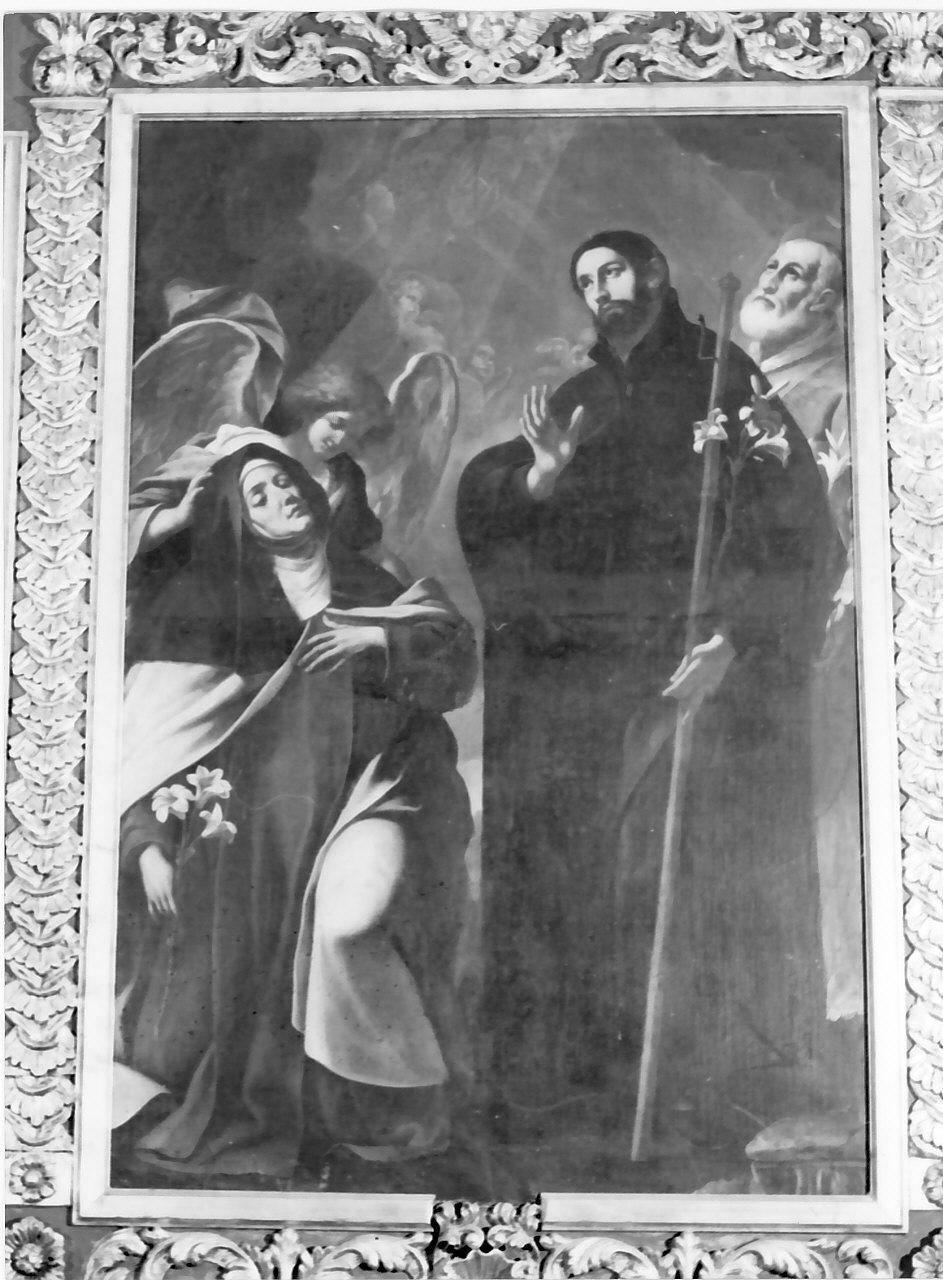 La tela raffigurante l Estasi di S.Teresa d Avila esposta all interno della chiesa di S.