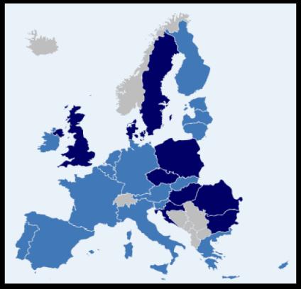 L EURO 2016 3 Stati membri UE FI IE UK NL BE LU FR DK DE IT SE PL CZ SK AT HU SL HR EE LV