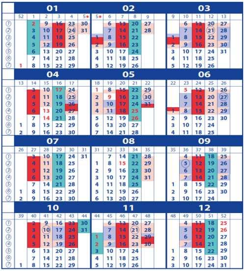 CALENDARIO 2017 19 Sessioni plenarie Riunioni di