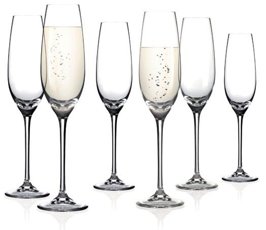 Flute champagne sommelier Calice in vetro cristallino trasparente senza piombo perfetto