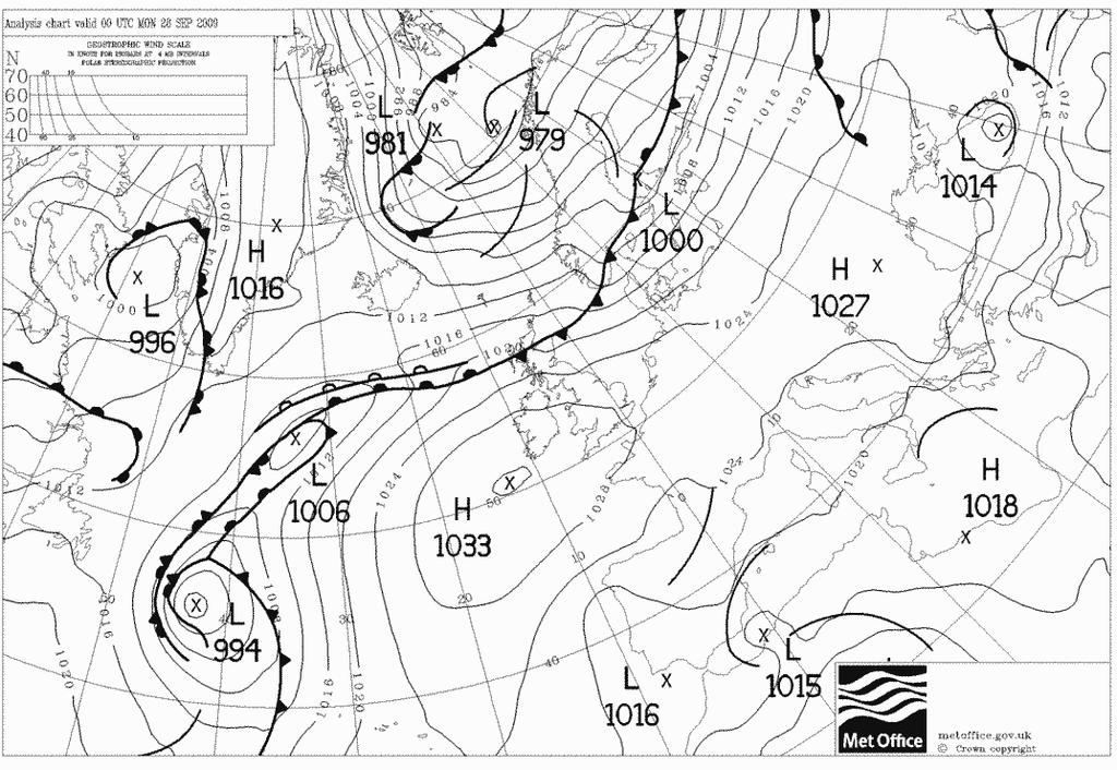 2.7 Descrizione Sinottica del 28 settembre Sulla scena italiana, persistono sistemi convettivi a mesoscala sull area jonica, in ulteriore spostamento verso il settore egeo, alimentati ancora