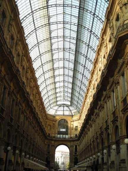 Il vetro Milano, Galleria