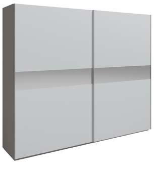 Colonne armadio scorrevole ANTA STRIP Prezzo composizione tipo L. 290,5 x H. 261,6 cm. Laccato opaco Euro 3.